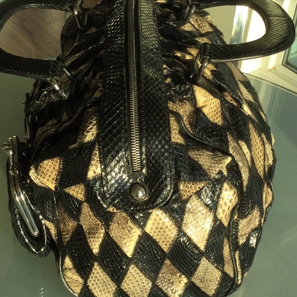 Dolce and Gabbana patchwork snakeskin Ms Curly bag - Picture 3 of 13